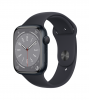 Apple Watch Series 8 44mm, Midnight aluminum with Sport Band
