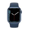 Apple Watch Series 7 45mm, корпус из алюминия синего цвета, спортивный ремешок "синий омут"