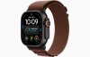Смарт-часы Apple Watch Ultra 4 49mm, черный титан, ремешок Burgundy Alpine Loop Band