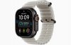 Смарт-часы Apple Watch Ultra 4 49mm, черный титан, ремешок Translucent Gray Ocean Loop Band