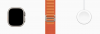 Смарт - часы Apple Watch Ultra 49mm, титановый корпус, ремешок Alpine оранжевого цвета MNHA3