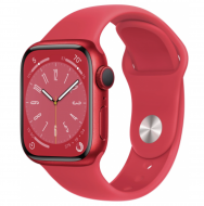 Apple Watch Series 8 40mm, (PRODUCT)RED aluminum with Sport Band