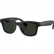 Умные очки Ray Ban Meta Wayfarer RW4006 Matte Black / Transitions Graphite Green M