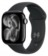 Смарт - часы Apple Watch Series 11 46mm, Jet Black aluminum with Black Sport Band