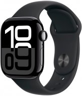 Смарт - часы Apple Watch Series 10 42mm, Jet Black aluminum with Black Sport Band