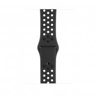 Apple Watch Series 3 38mm, алюминий "серый космос", ремешок Nike цвет "антрацитовый/черный"