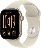 Смарт - часы Apple Watch Series 12 42mm, Light Gold aluminum with Sand Sport Band