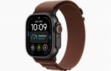Смарт-часы Apple Watch Ultra 4 49mm, черный титан, ремешок Burgundy Alpine Loop Band