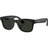 Умные очки Ray Ban Meta Wayfarer RW4006 Matte Black / Transitions Graphite Green M