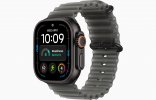 Смарт-часы Apple Watch Ultra 4 49mm, черный титан, ремешок Translucent Black Ocean Loop Band