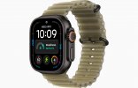 Смарт-часы Apple Watch Ultra 4 49mm, черный титан, ремешок Translucent Kelp Ocean Loop Band