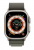 Apple Watch Ultra 49mm, титановый корпус, ремешок Alpine зеленого цвета