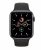 Apple Watch Series SE 44 mm, алюминий "серый космос", спортивный ремешок черного цвета