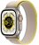 Смарт - часы Apple Watch Ultra 49mm, титановый корпус, ремешок Trail желтого/бежевого цвета MNHD3