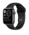 Apple Watch Series SE 40mm, алюминий "серый космос", ремешок Nike цвет "антрацитовый/черный"
