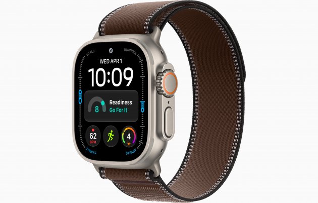 Смарт-часы Apple Watch Ultra 4 49mm, бежевый титан, ремешок Dark Umber Trail Loop Band