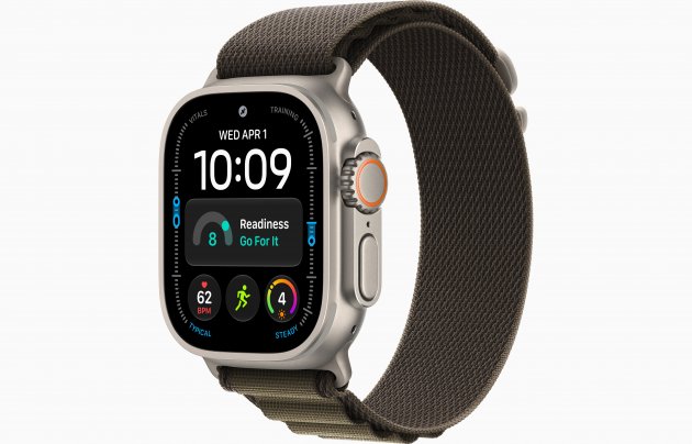 Смарт-часы Apple Watch Ultra 4 49mm, бежевый титан, ремешок Dark Olive Alpine Loop Band