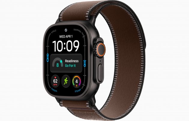 Смарт-часы Apple Watch Ultra 4 49mm, черный титан, ремешок Dark Umber Trail Loop Band