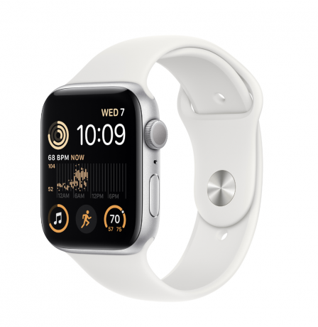 Apple Watch Series SE (2022) 40mm, Silver aluminum with Sport Band