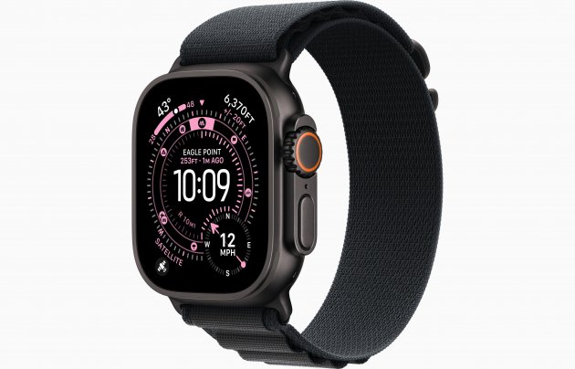 Смарт-часы Apple Watch Ultra 3 49mm, черный титан, ремешок Black Alpine Loop