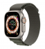 Смарт - часы Apple Watch Ultra 49mm, титановый корпус, ремешок Alpine зеленого цвета MNHC3