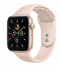 Apple Watch Series SE 40mm, золотистый алюминий, спортивный ремешок цвет "розовый песок"