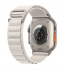 Смарт - часы Apple Watch Ultra 49mm, титановый корпус, ремешок Alpine цвета "сияющая звезда" MQEY3